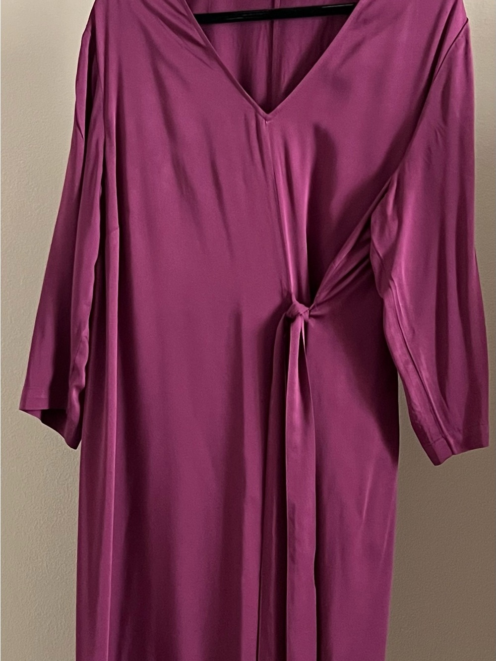 Elegant Berry/Wine Satin Dress by J.Jill (purejill)